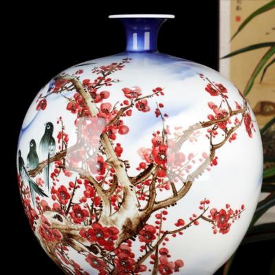 BÌNH HÚT LỘC VẼ TAY MAI KHAI PHÚ QUÝ